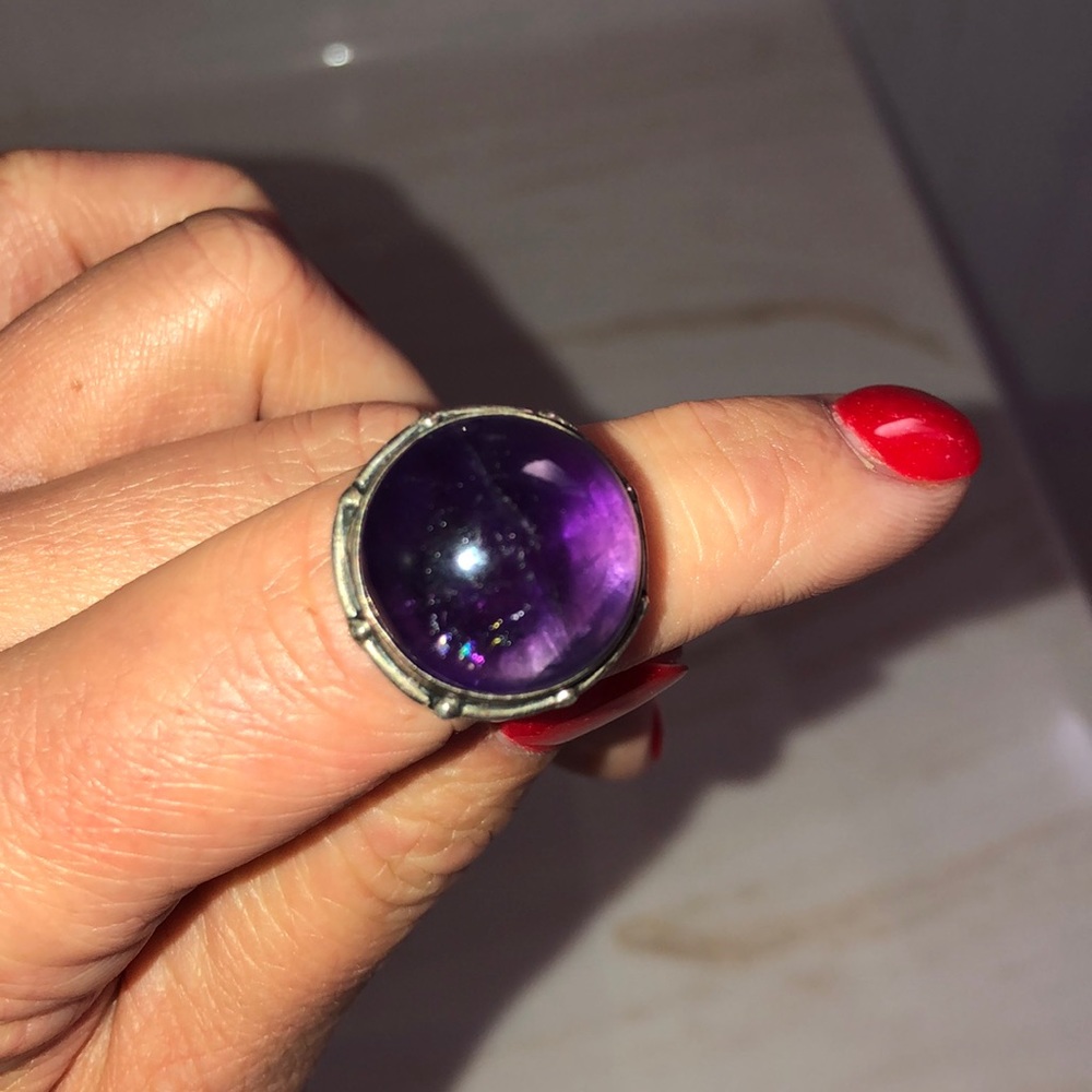 Amethyst ring- antique